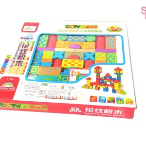 farm animal wooden bricks 52pcs