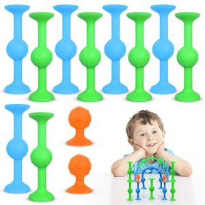 large 10 piece sticky molecule