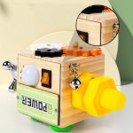 مکعب چوبی دستورزی با LED - Image 8