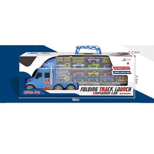 metal car transporter truck