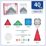 مگنت تایل طرحدار 40 قطعه - Image 9