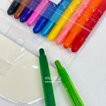 مداد شمعی ۱۲ رنگ پیچی - Image 3