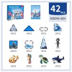 مگنت تایل حیوانات دریایی 42 قطعه - Image 7