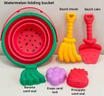 ست ساحلی سیلیکونی طرح هندوانه - Image 9