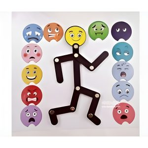 Wooden figure of emotions