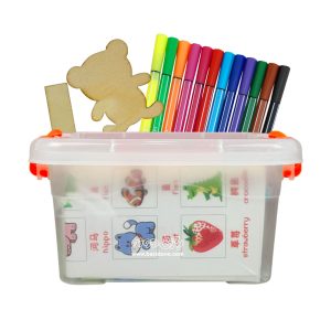 Wooden stencil painting set 1