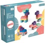 لگو سیلیکونی 80 قطعه جعبه ای پاستلی