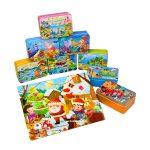 پازل 100 تکه جعبه فلزی