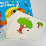 نقاشی انگشتی 12 رنگ با کارت - Image 4