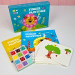 نقاشی انگشتی 12 رنگ با کارت - Image 3