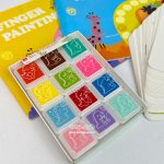 نقاشی انگشتی 12 رنگ با کارت - Image 2