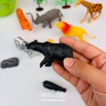 فیگور حیوانات جنگل تخم مرغی (14 عددی) - Image 7
