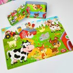 پازل چوبی جعبه فلزی 200 قطعه - Image 2