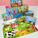 پازل چوبی جعبه فلزی 200 قطعه - Image 14