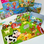 پازل چوبی جعبه فلزی 200 قطعه - Image 13