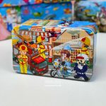 پازل چوبی جعبه فلزی 200 قطعه - Image 10