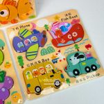 پازل چوبی 4 در 1 حیوانات - Image 2