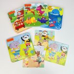 پازل چوبی 4 در 1 جعبه فلزی مربعی - Image 7