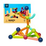 توپ و میله مگنتی 64 قطعه