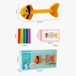 جورچین چوبی تیغ ماهی ۷ تایی - Image 3