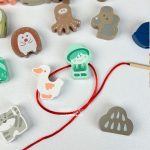 باکس نخ و مهره چوبی پاستلی - Image 12