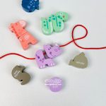 باکس نخ و مهره چوبی پاستلی - Image 6