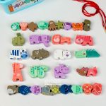 باکس نخ و مهره چوبی پاستلی - Image 9