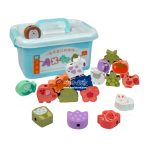 باکس نخ و مهره چوبی پاستلی - Image 11