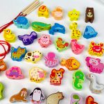 باکس نخ و مهره چوبی 42 قطعه - Image 3