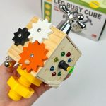 مکعب چوبی دستورزی با LED - Image 4