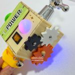 مکعب چوبی دستورزی با LED - Image 2