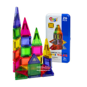 mini magnetic tiles 26pcs metal box 5
