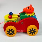 اسباب بازی طبل زن چوبی - Image 5