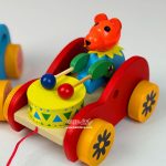 اسباب بازی طبل زن چوبی - Image 4