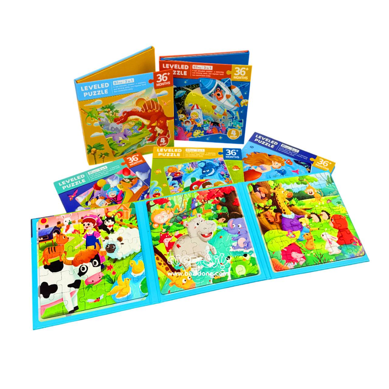 Untitled کتاب پازل مگنتی 3 در 1 - Image 1