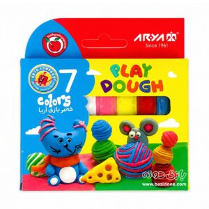 7 color cardboard play dough