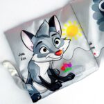 کتاب پارچه ای حیوانات جنگل ( جعبه ای ، دوزبانه ) - Image 3